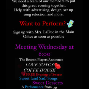 Coffee House Planning Meeting